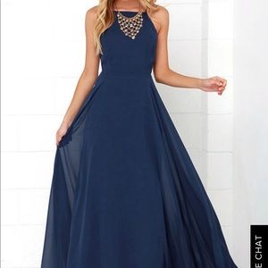 Navy Blue Lulu Bridemaids dress